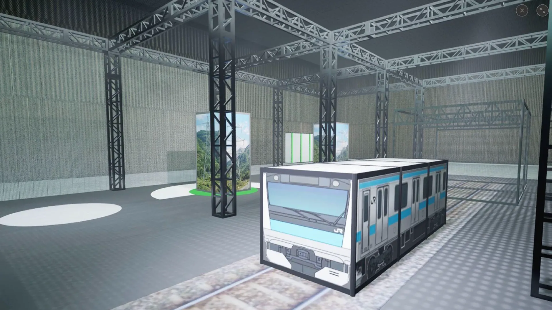 電車俯瞰ゾーン
