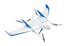 最高速度100km/h! 速く遠くまで飛行できる
