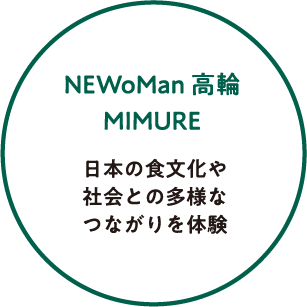 NEWoMan 高輪MIMURE 食を身近に学べる、コンセプトエリア！